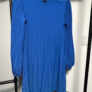 Tahari Blue Midi Dress